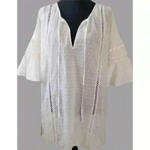Victoria's Secret Women's Kaftan Dress Swimsuit Coverup Ivory